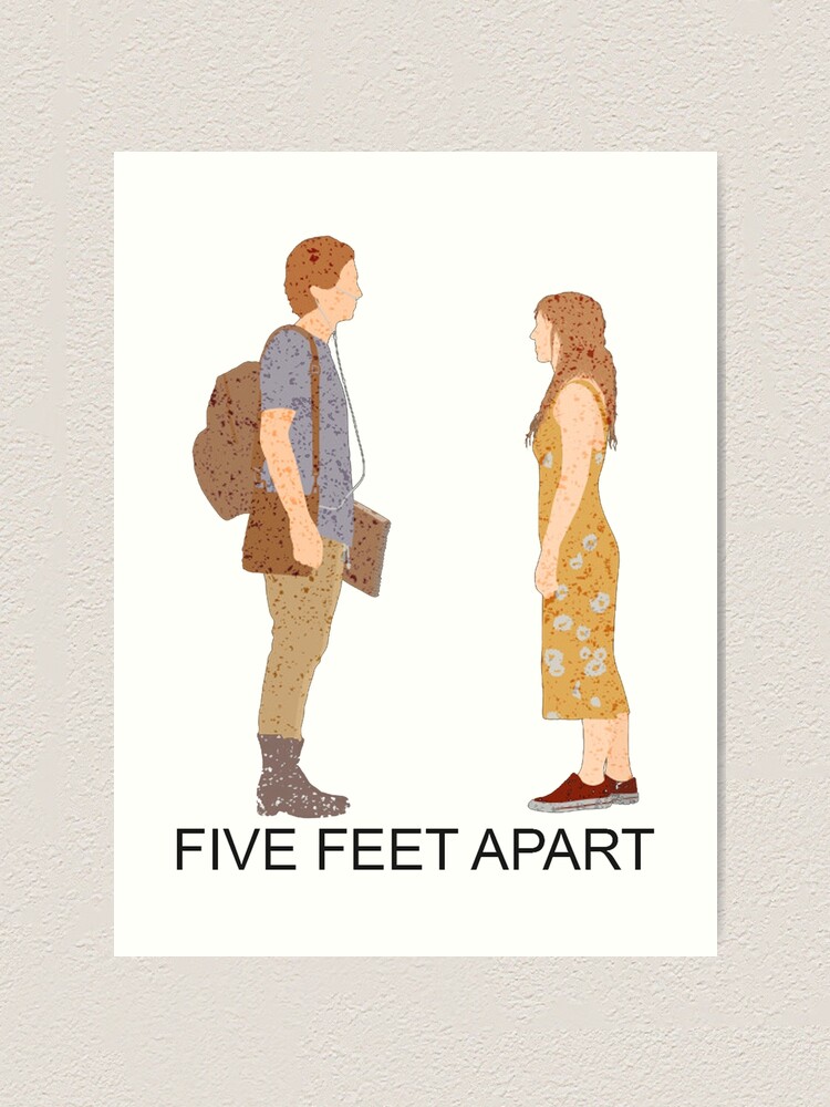 I made this fan art of the movie Five Feet Apart : r/Illustration