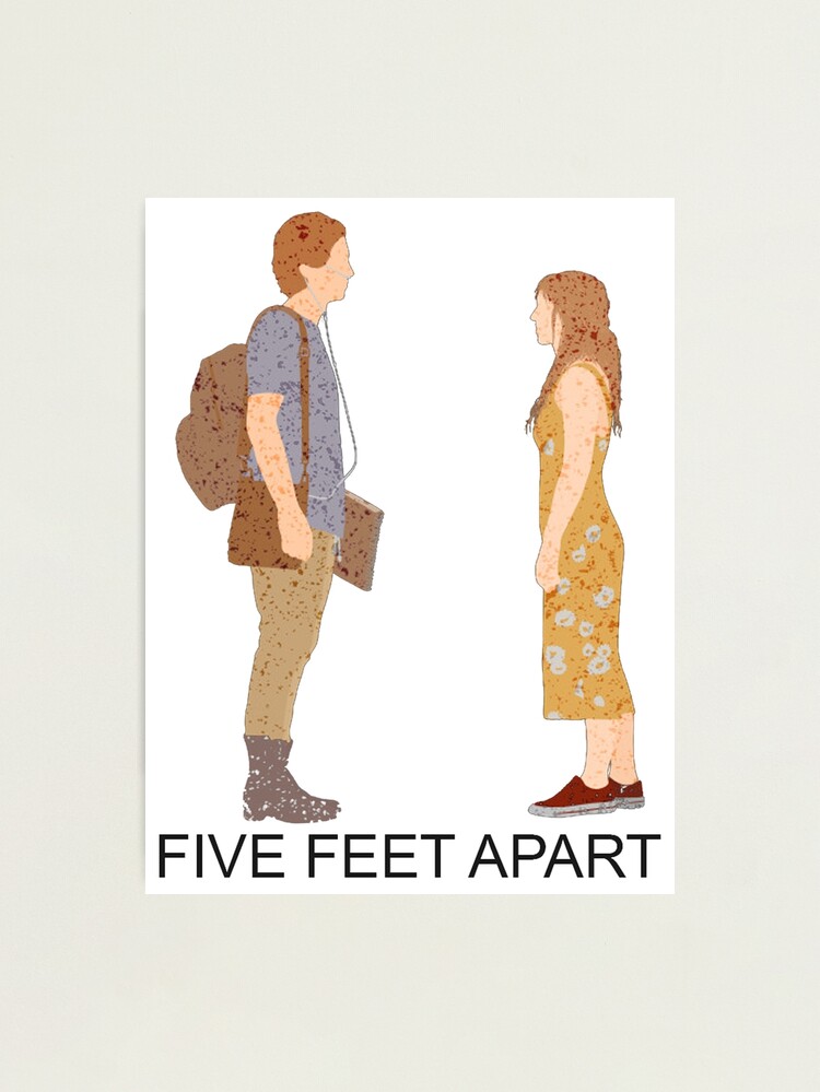 Five Feet Apart final scene / A Dos Metros de Ti final scene Photographic  Print by itsrn