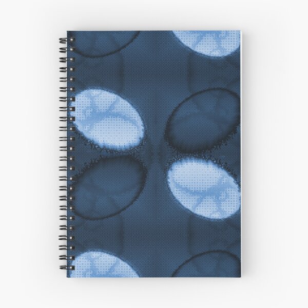 Item preview, Blue jellyfish formats, circles in dark blue background designed and sold by ShapesColors.