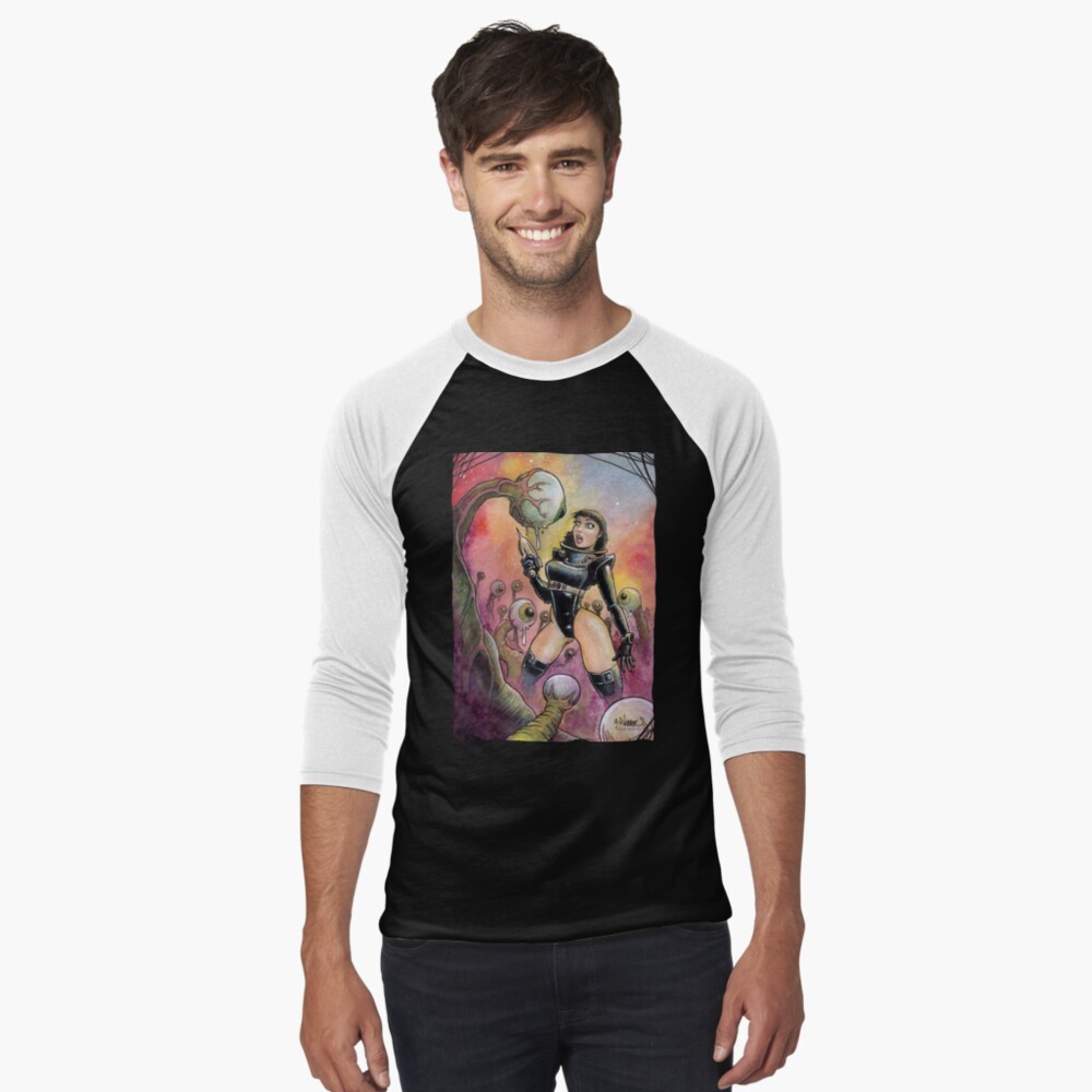 Item preview, Baseball ¾ Sleeve T-Shirt designed and sold by gWebberArts.