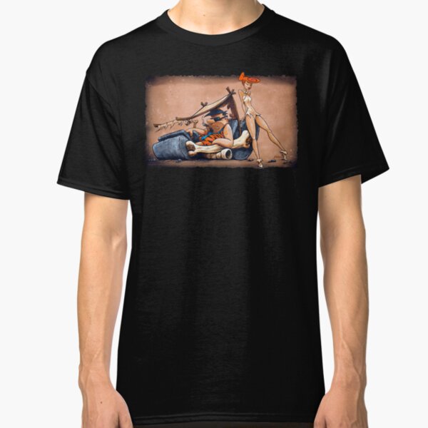 The Flintstones go Lowbrow Classic T-Shirt