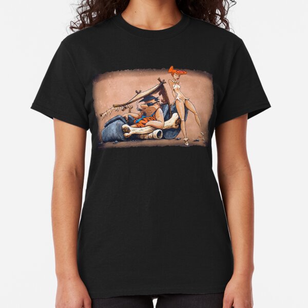 The Flintstones go Lowbrow Classic T-Shirt