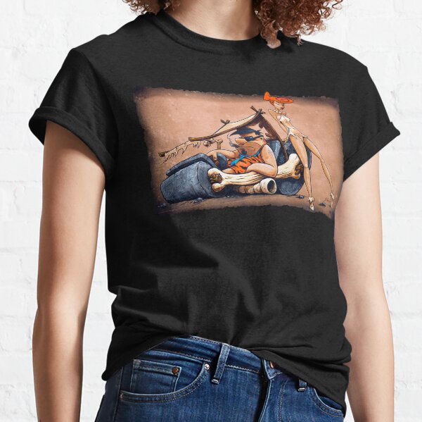 The Flintstones go Lowbrow Classic T-Shirt