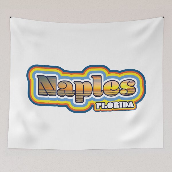 Item preview, Naples Florida Vintage Sunset Beach designed and sold by crickmonster.