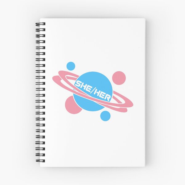 Item preview, Trans Pride Pronoun Planet - she/her designed and sold by KillianItArt.
