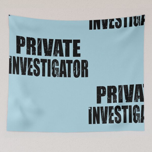 Item preview, Private Investigator T Shirt Halloween Costume Funny Cute Distressed Black Print  designed and sold by arcadetoystore.