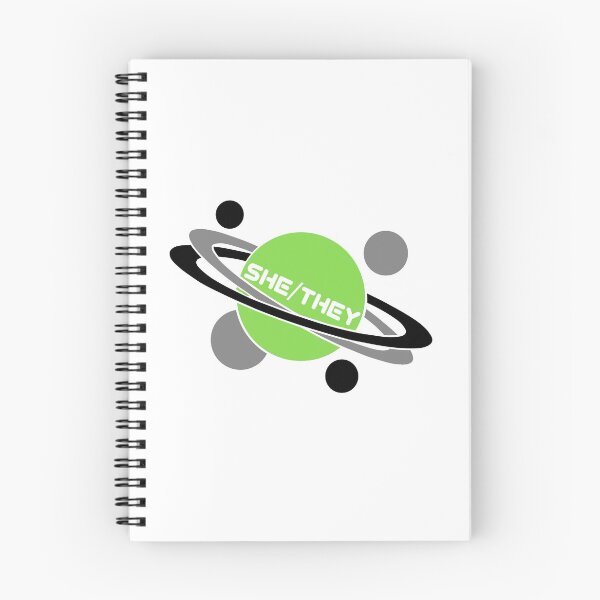 Artikelvorschau, Agender Pride Pronoun Planet - sie / sie entworfen und verkauft von KillianItArt.