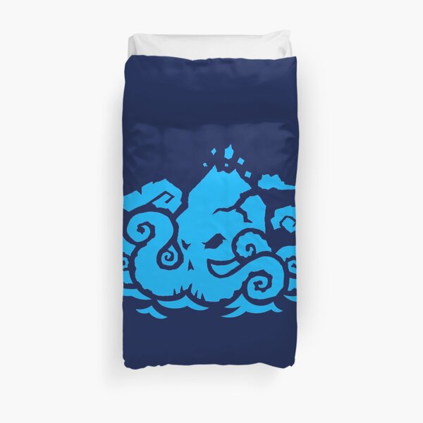 Kraken Island Duvet Cover