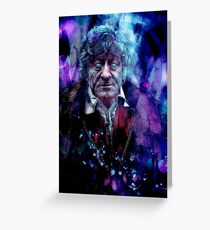 The Third Doctor Greeting Card