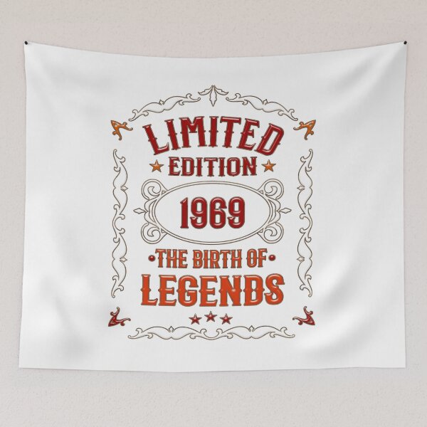 Item preview, Born 1969 - Funny 50th Birthday Gift T-Shirt designed and sold by Dubbra.