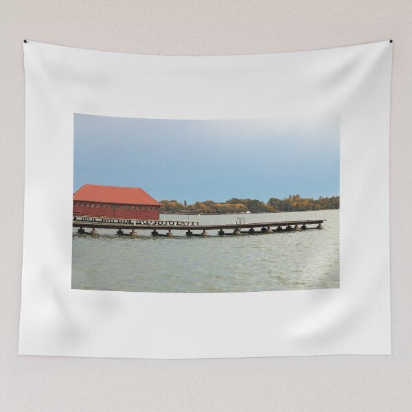Item preview, Lake Palic Subotica Serbia landscape autumn season designed and sold by goceris.