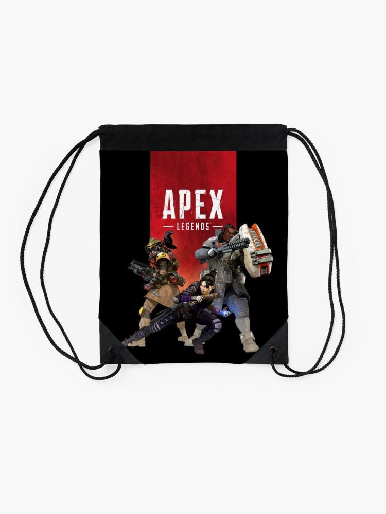 "Apex Legends Battle Royal Fan" Drawstring Bag by elhefe Redbubble