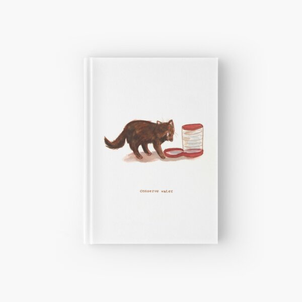 Cattism 25: Conserve Water Hardcover Journal