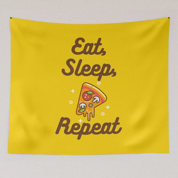 Item preview, Eat, Sleep, Pizza, Repeat designed and sold by cleverties.