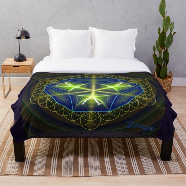 Geistiges Wesen Fleecedecke