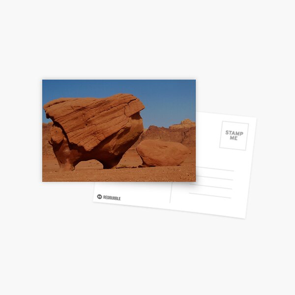 petrified monster in Wadi Rum Postcard