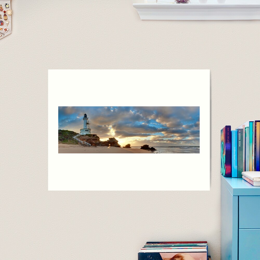 Point Lonsdale Lighthouse Awakens, Australia Art Print