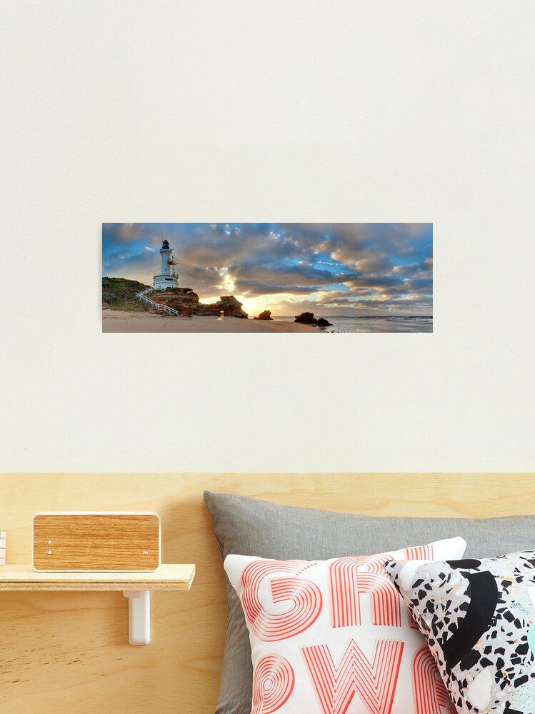 Thumbnail 2 of 3, Photographic Print, Point Lonsdale Lighthouse Awakens, Australia designed and sold by Chockstone.