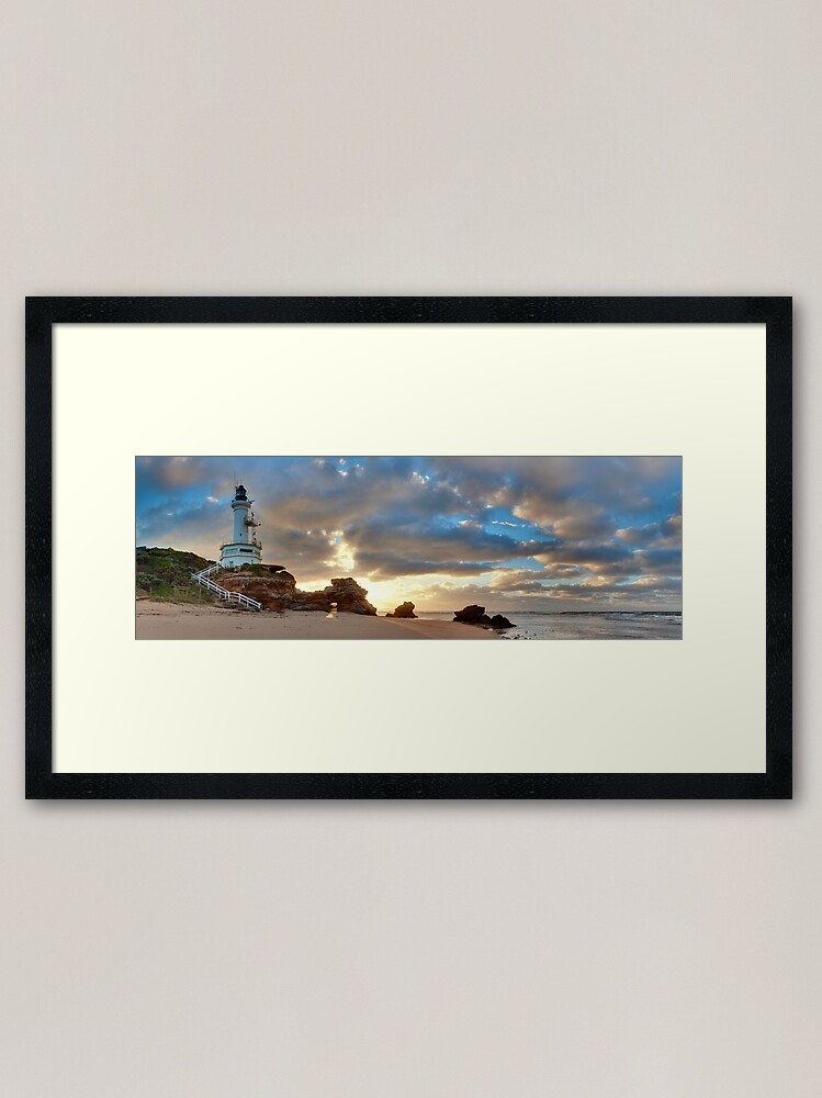 Alternate view of Point Lonsdale Lighthouse Awakens, Australia Framed Art Print