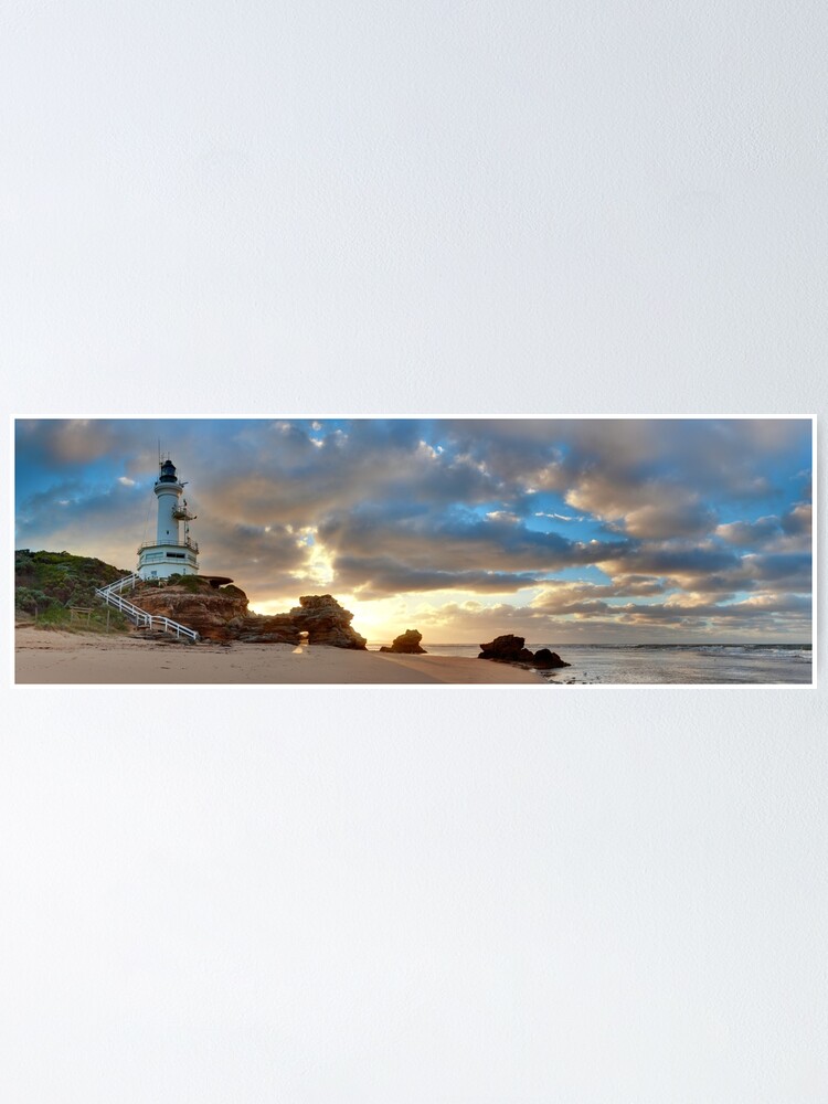 Thumbnail 1 of 3, Poster, Point Lonsdale Lighthouse Awakens, Australia designed and sold by Chockstone.