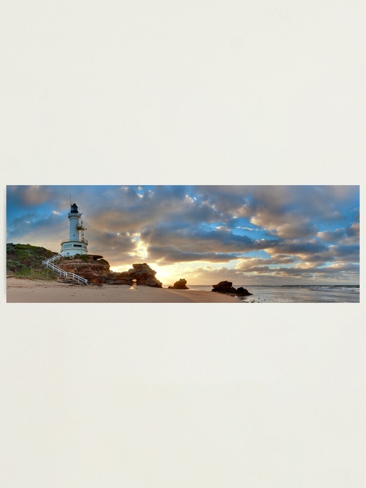 Alternate view of Point Lonsdale Lighthouse Awakens, Australia Photographic Print
