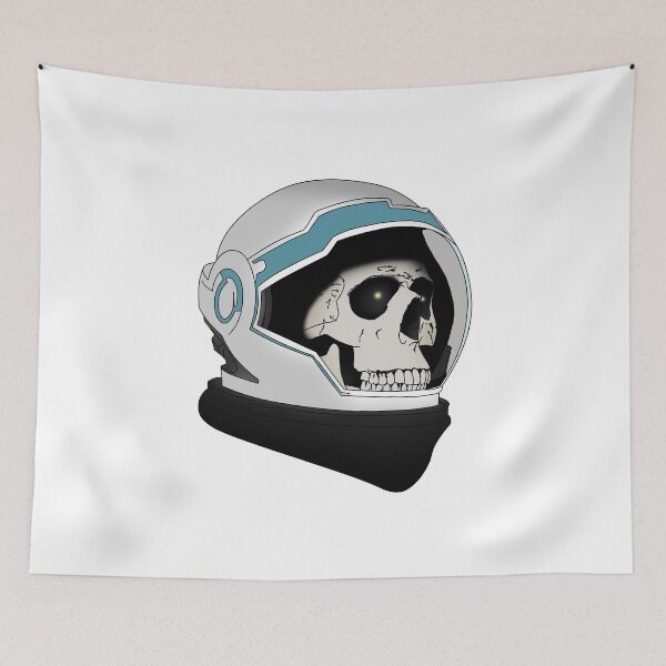 Item preview, Skull in Space Helmet Astronaut Joke Gift Idea For Adventurers & Searcher designed and sold by elnino8.