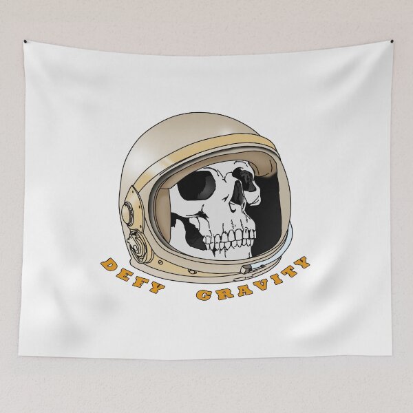 Item preview, Skull with Spacesuit in Space Defy Gravity Gift idea for Astronauts designed and sold by elnino8.