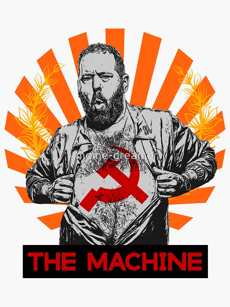 "The Machine Bert Kreischer" Sticker for Sale by meme-dreamer | Redbubble