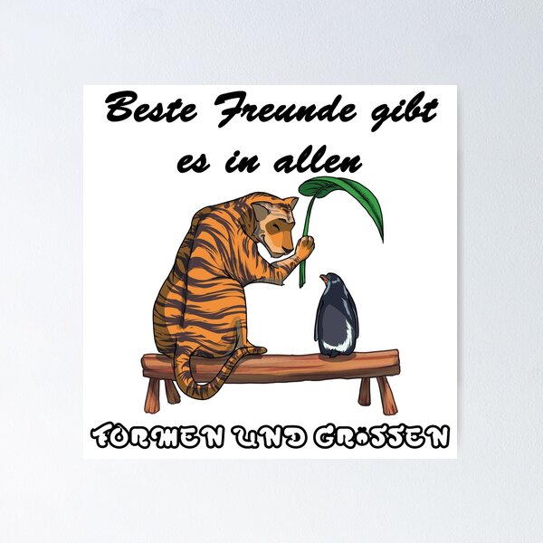 Artikelvorschau, Bestfriends shapes and sizes frienship Pinguin entworfen und verkauft von Kentala.