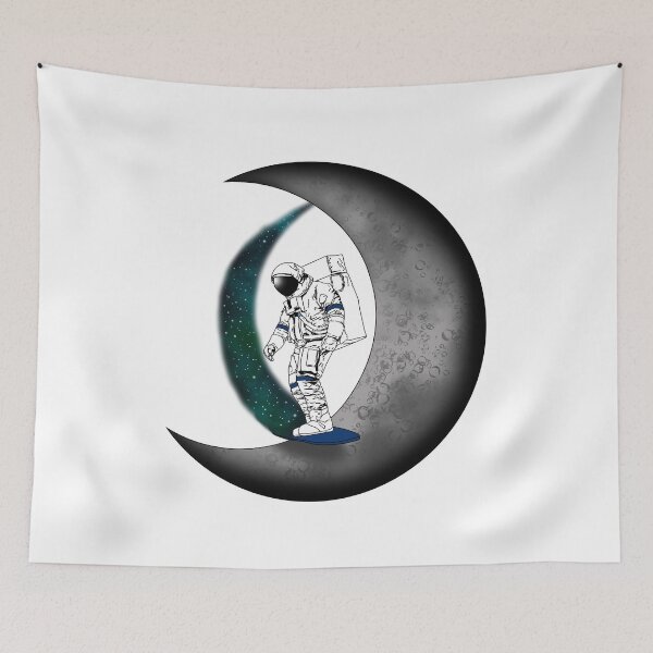 Item preview, Cool Astronaut on the Moon with door to Universe gift idea for Birthday and Christmas designed and sold by elnino8.