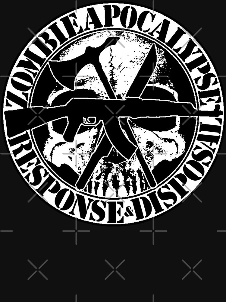Thumbnail 7 of 7, Essential T-Shirt, Zombie Apocalypse Response and Disposal designed and sold by burnd4life.