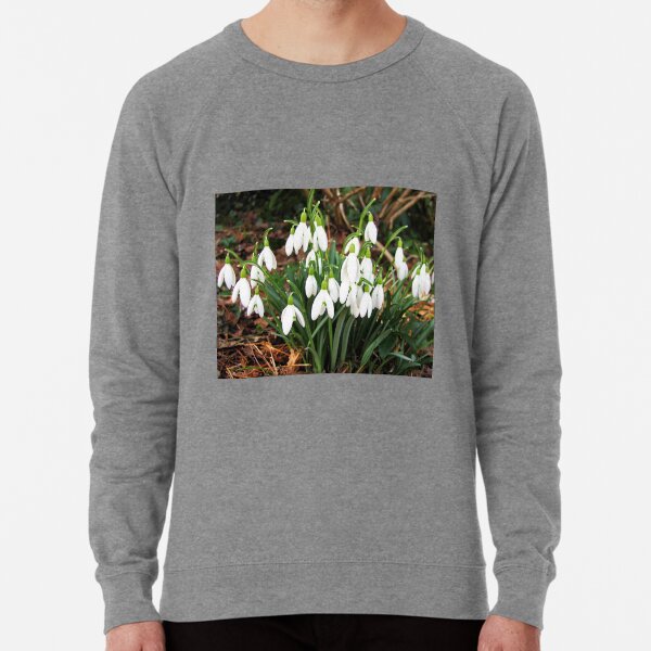 Snowdrops in my Garden Lightweight Sweatshirt