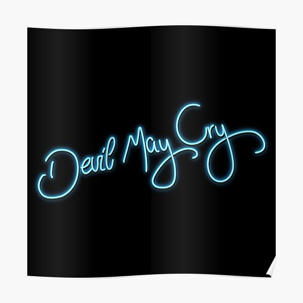 DMC Neon Poster