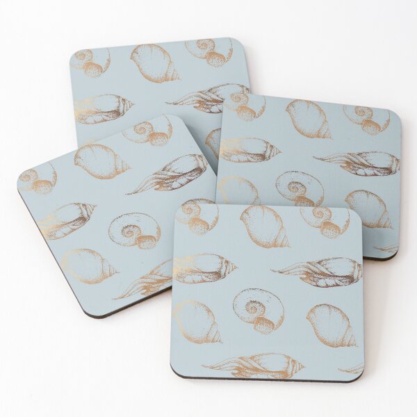 Item preview, Golden and misty blue oceans designed and sold by peggieprints.
