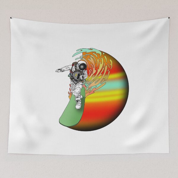 Item preview, Colorful Planet Waves Breaker Gift Idea For Astronauts and Surfers designed and sold by elnino8.