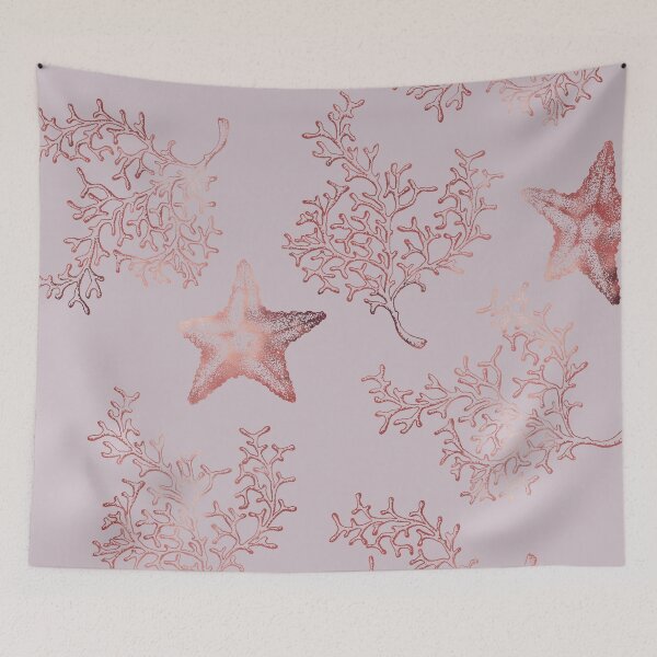 Item preview, Mauve rose ocean treasures designed and sold by peggieprints.