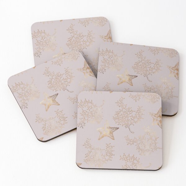 Item preview, Golden ocean on dusty mauve designed and sold by peggieprints.