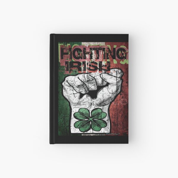 Fighting Irish Tee Shirt Irish Pride T-Shirt Hardcover Journal