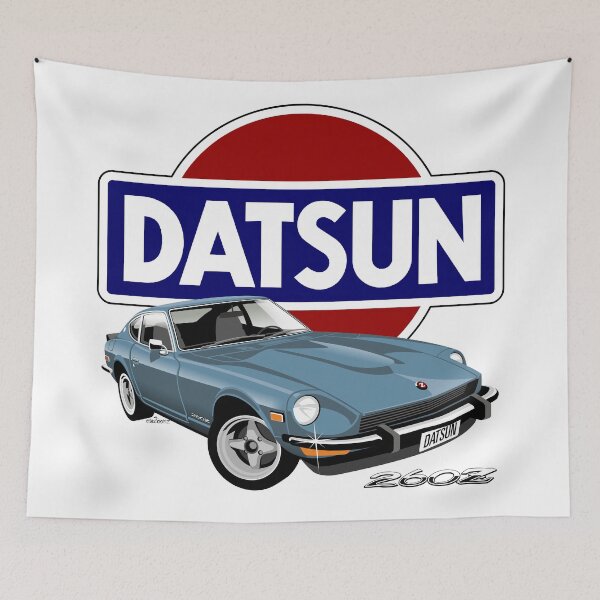 Item preview, Datsun 260Z turquoise designed and sold by car2oonz.