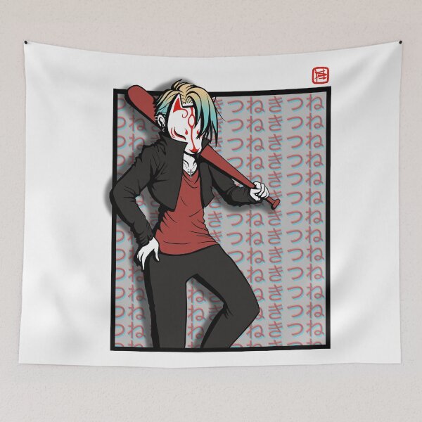 Item preview, Masked Girls - Kitsune designed and sold by tirmedesign.