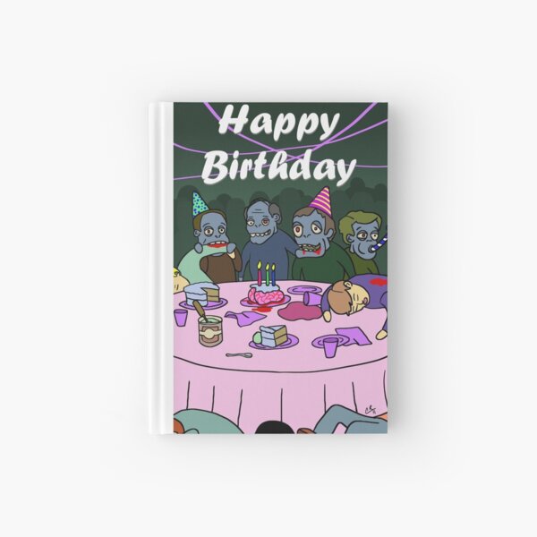 Zombie Party Hardcover Journal