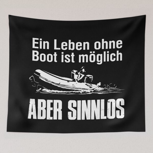 Item preview, Life without boat senseless - but possible designed and sold by withpassion.