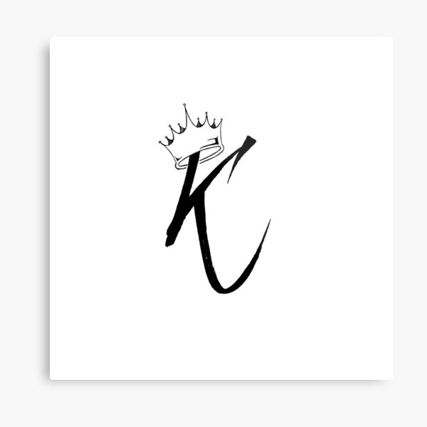 Elegant Letter K with Crown Graceful Royal Style Calligraphic Beautiful  Round Logo Stock Vector  Illustration of calligraphic curled 125803719