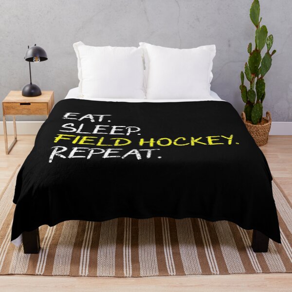 Item preview, Eat Sleep Field Hockey Repeat design designed and sold by phoxydesign.