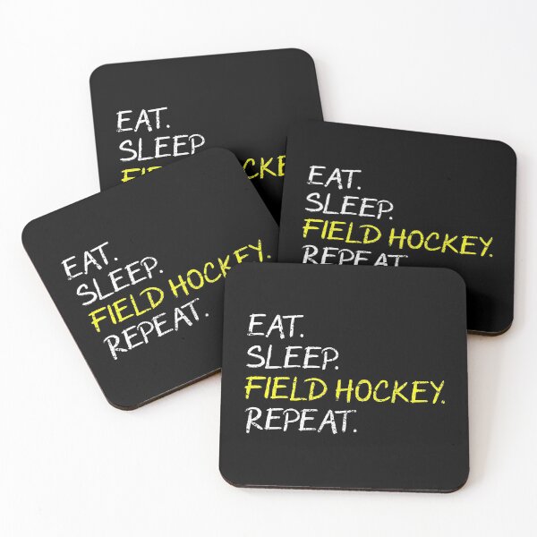 Item preview, Eat Sleep Field Hockey Repeat  design designed and sold by phoxydesign.