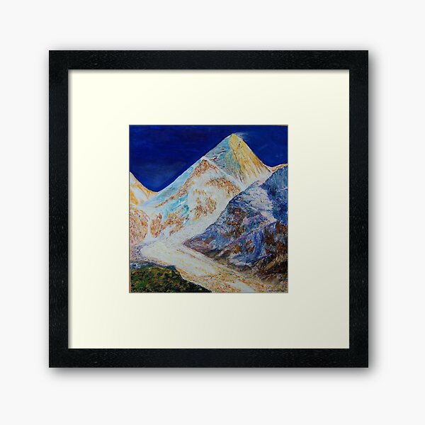 Mt. Everest from Kala Patar Framed Art Print