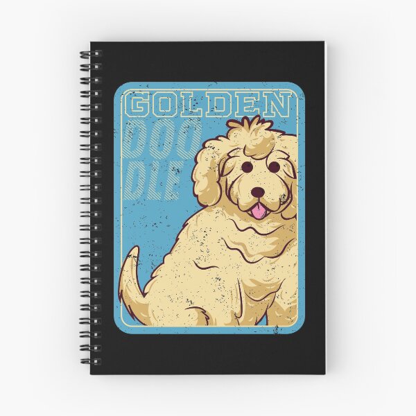 Item preview, Retro Goldendoodle SnowDog graphics designed and sold by Lisbob.