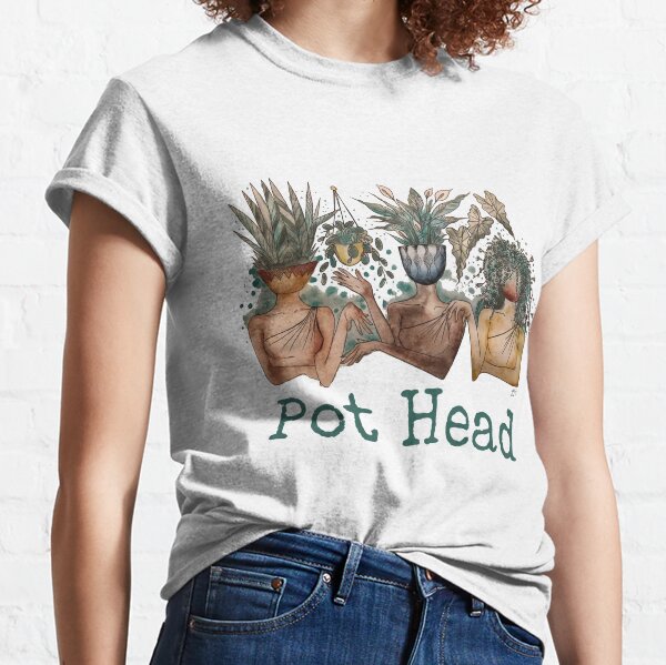 Pot Head ladies Classic T-Shirt