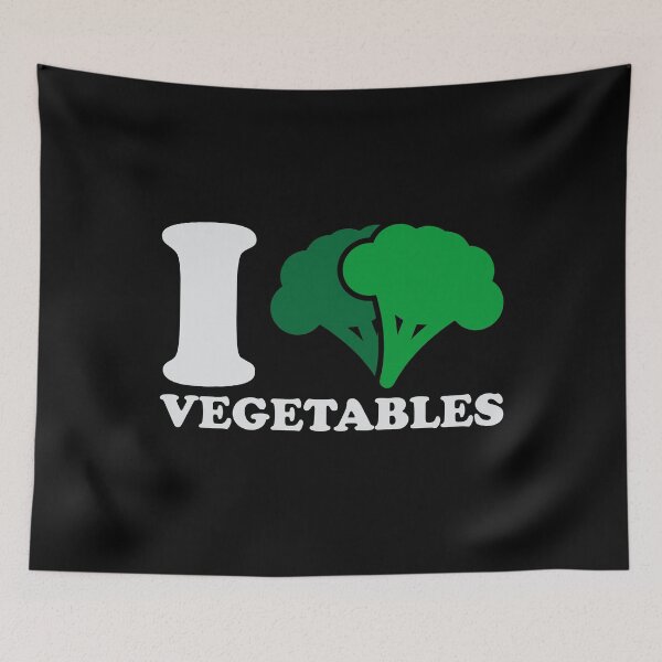 Item preview, I love vegetables! designed and sold by VisionairsClub.