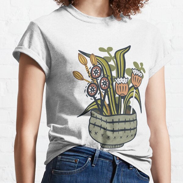 Cheeky Modern Botanical Classic T-Shirt